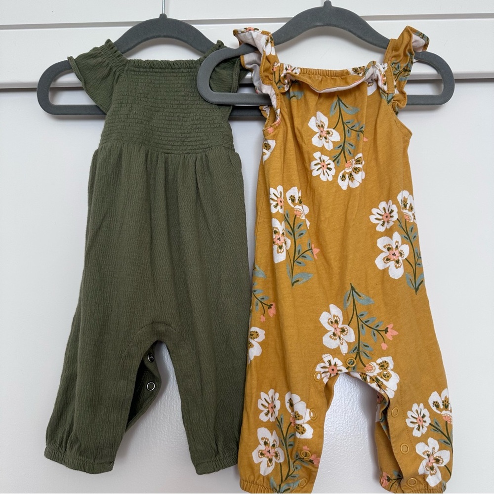 Carter's Yellow and Green Jumpsuits for Playful Days